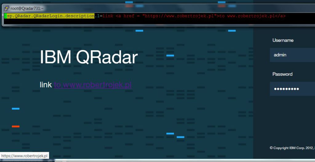 Customising QRadar interface - Robert Rojek