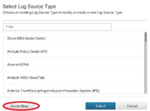 DSM Editor - creating new log source